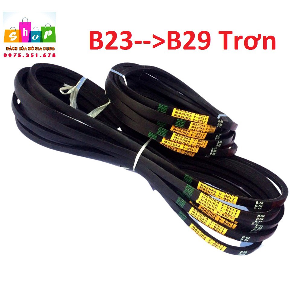 Dây curoa trơn bản b từ b23 đến b29-giadung24h