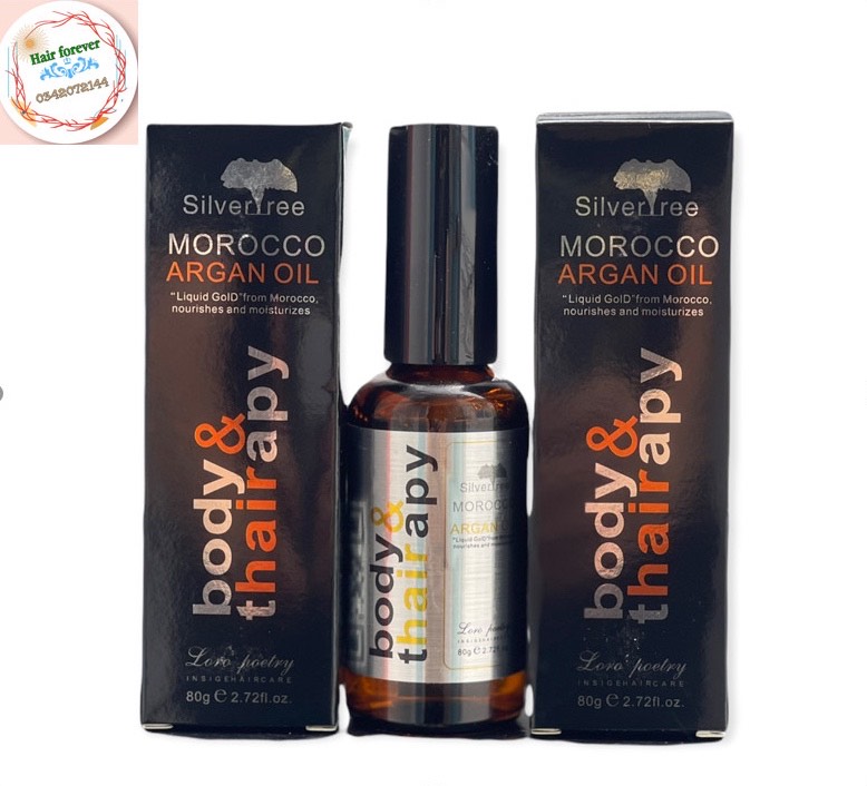 Dầu Dưỡng serum Tinh dầu bóng Body & Hair Argan oil, Hàng chuẩn nước dầu màu vàng, không bị bết tóc, mùi nước hoa _Hair forever love