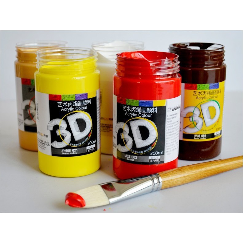 MÀU ACRYLIC 3D LOẠI 300ML (mới về)