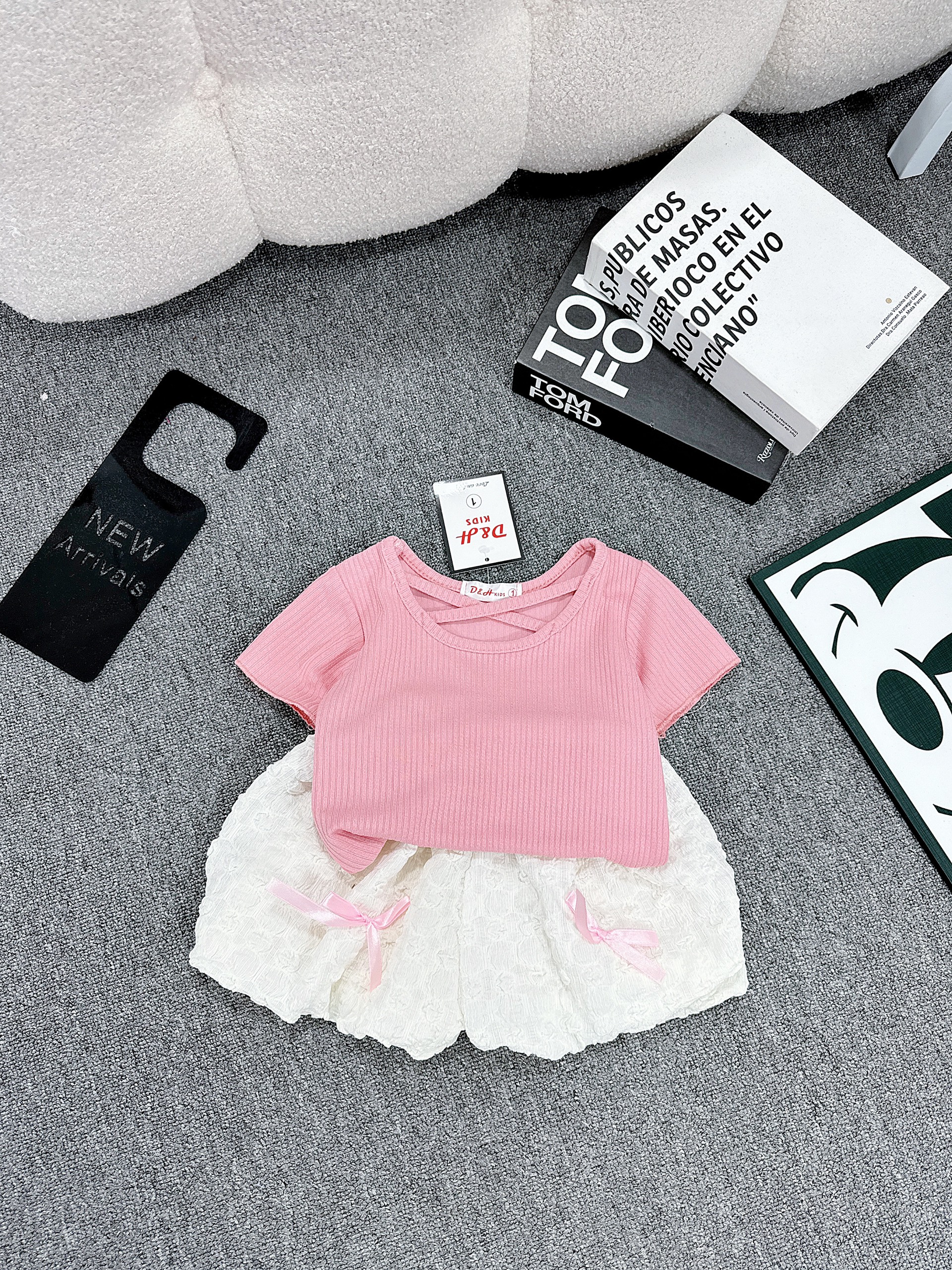 Set bộ cho bé gái quần áo mùa hè quần đùi bom quần áo thời trang cho bé