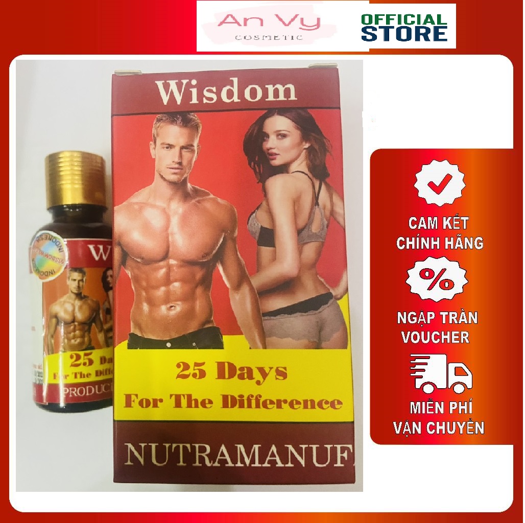Tăng Cân Wisdom Weight - Vitamin Hỗ Trợ Tăng Cân Wisdom Weight Indonesia Hộp 25 Viên