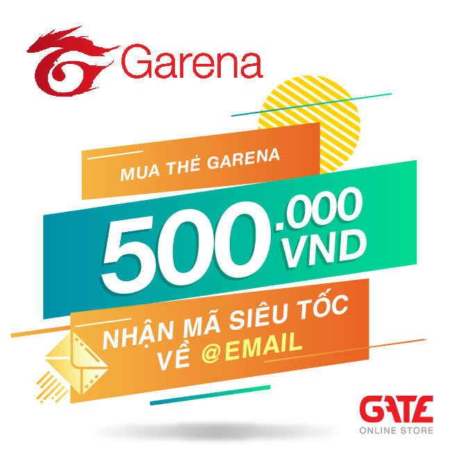 [HCM][Flash Sale] Thẻ Garena 500.000 - nhận mã SIÊU TỐC qua EMAIL