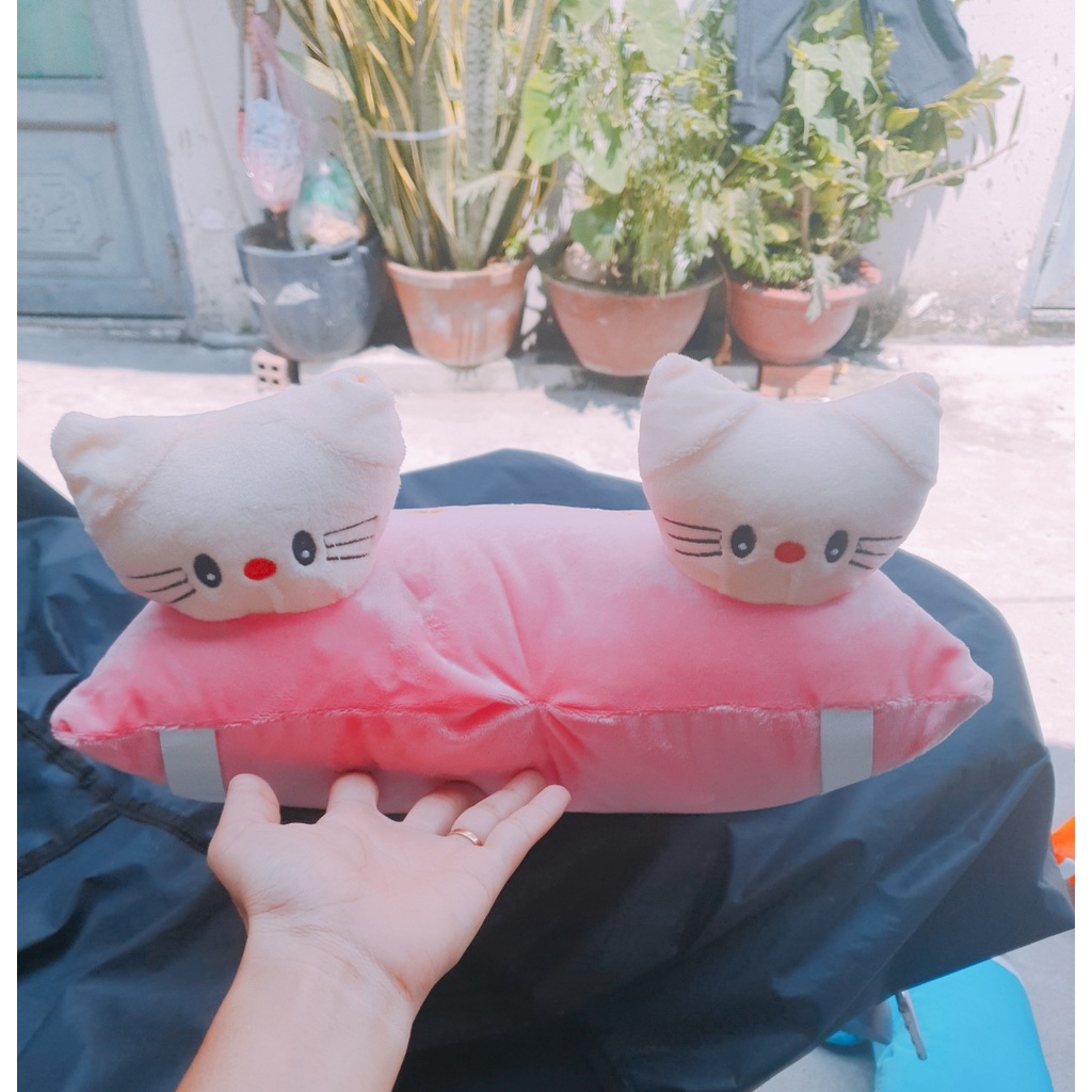 Gối đi xe máy 2 đầu dễ thương cho bé