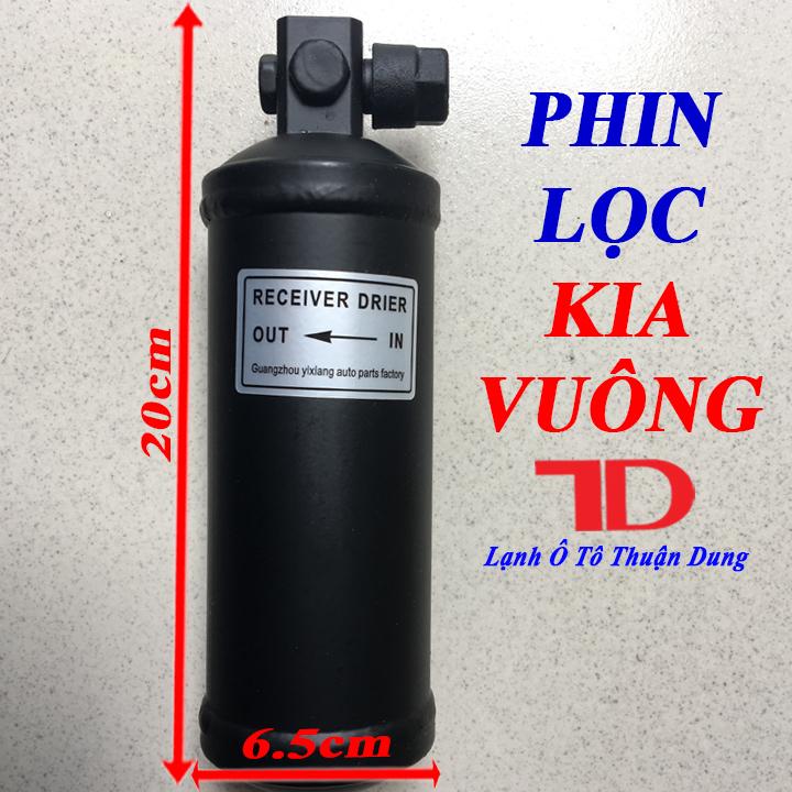 Phin lọc gas KIA vuông - Vật Tư Điện Lạnh Ô Tô Thuận Dung