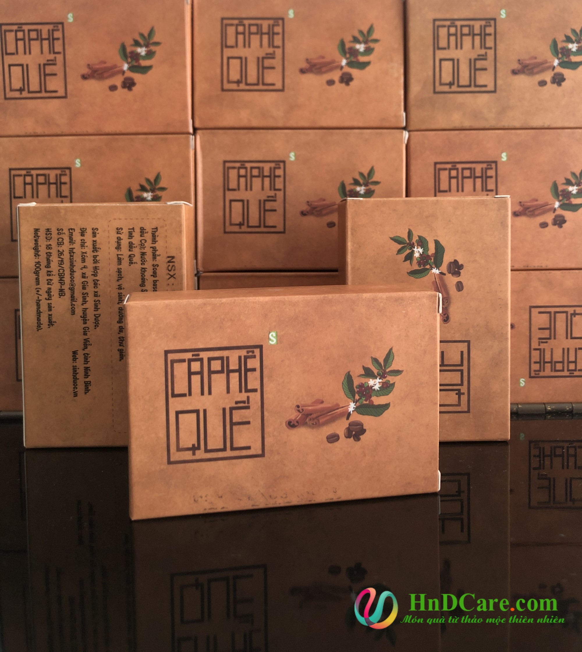 Xà bông cà phê-quế - xà bông xà phòng thảo dược sinh dược - 100% tự nhiên