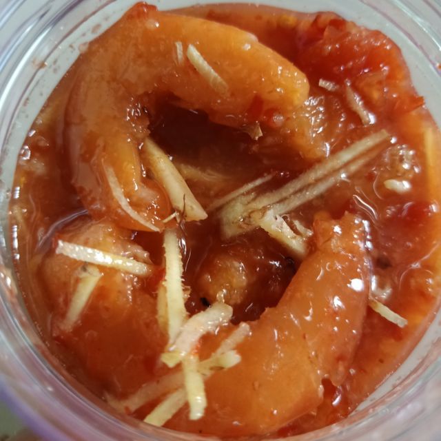 Tôm chua bỏ đầu đặc sản Huế hủ 400gr- đặc sản Huế