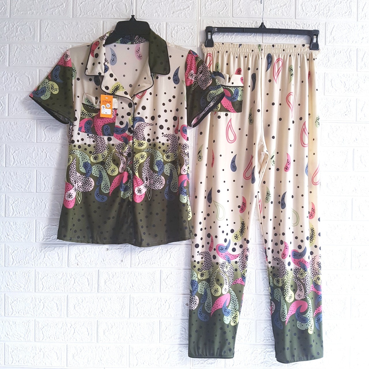 : đồ bộ pijama dài tay ngắn thun lạnh cao cấp cho nữ từ 55kg đến 65kg