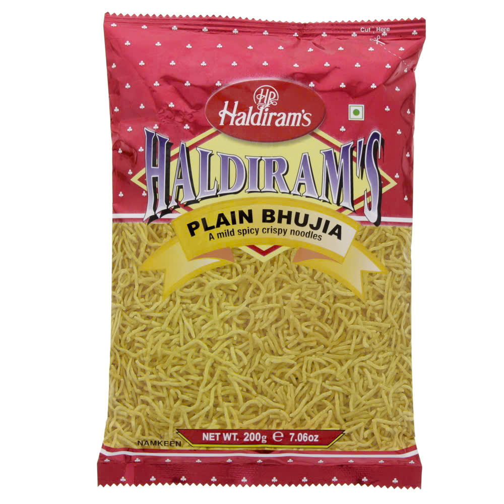 HALDIRAM'S PLAIN BHUJIA 200GM Snack HALDIRAMS Plain Bhujia gói 200gr