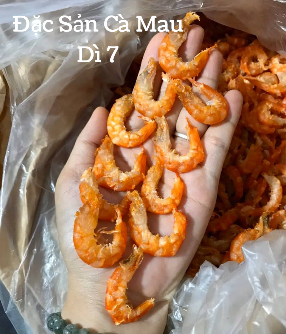 [250Gram] Tôm khô Cà Mau, tôm đất loại 1, tôm thiên nhiên, tách vỏ bằng tay, thịt ngon ngọt