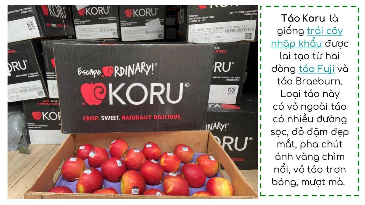 Táo Mật Koru New Zealand, Size 100, 7 - 8 Trái kg - Ruby Fruits 2