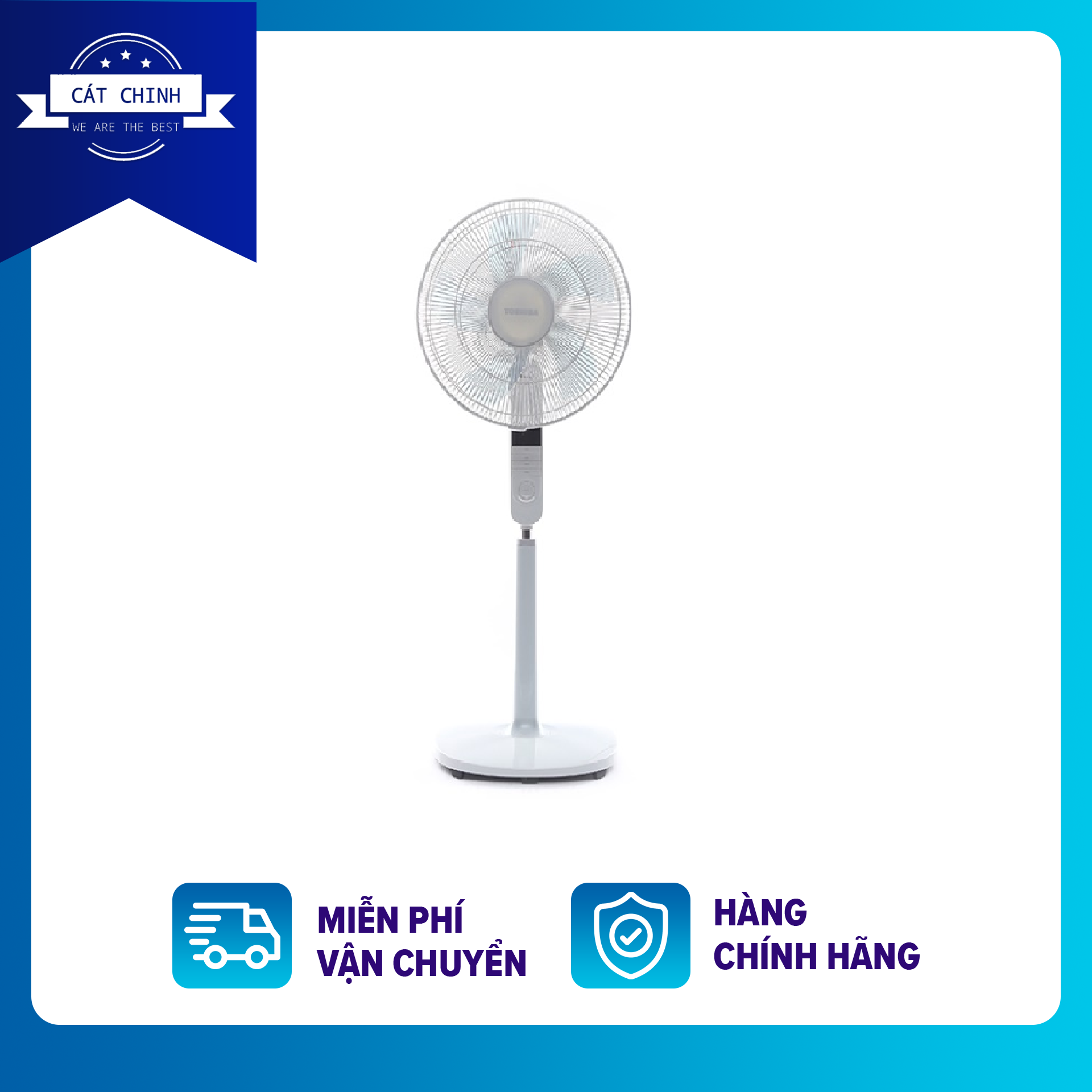 Quạt đứng Toshiba F-LSD10(W)VN Công suất:30 W Chức năng Inverter tiết kiệm điện 70% điện năng, Tích hợp 2 chức năng, hẹn giờ tắt - mở quạt rất tiện lợi- Bảo hành 12 tháng