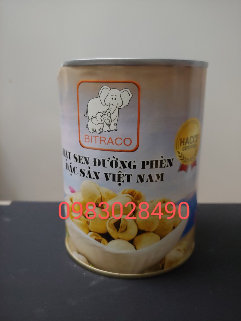 Freeshipmax - hạt sen đường phèn bitraco 565g- thực phẩm trần lê
