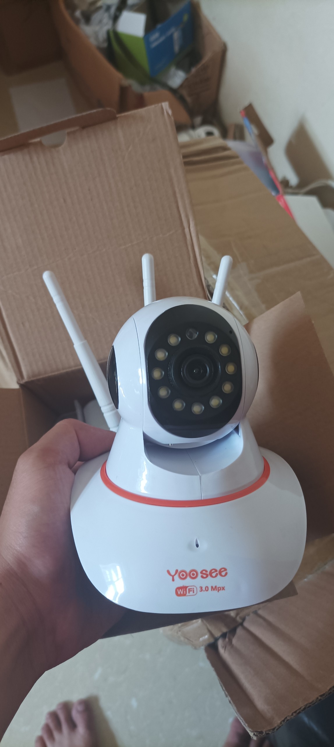 Camera Yoosee 3 râu trong nhà tặng kèm thẻ nhớ 64G