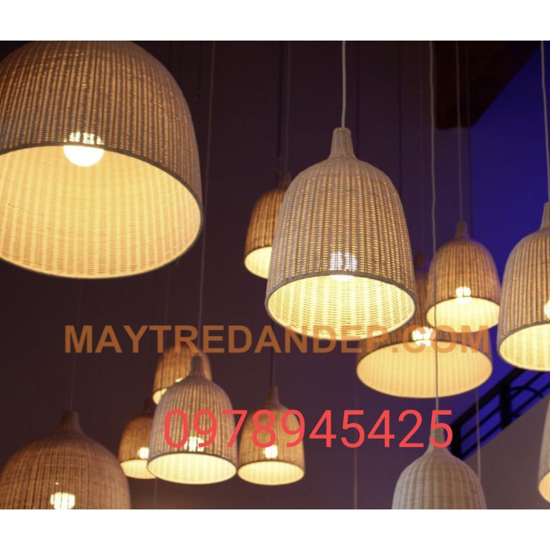 Đèn mây tre đèn tre thả trần dmt006-lh 0978945425