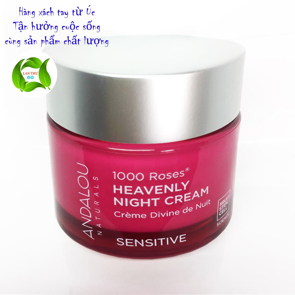 Kem dưỡng da ban đêm 1000 Roses Heavenly Night Cream Của Andalou 50g