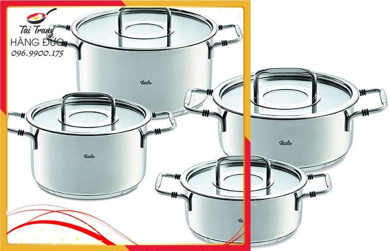 Bộ nồi Fissler Bonn 4 món vung kính - made in Germany