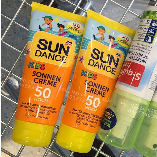 KEM CHỐNG NẮNG SUNDANCE TRẺ EM - HÀNG XÁCH TAY ĐỨC - NGUỒN HÀNG ĐỨC