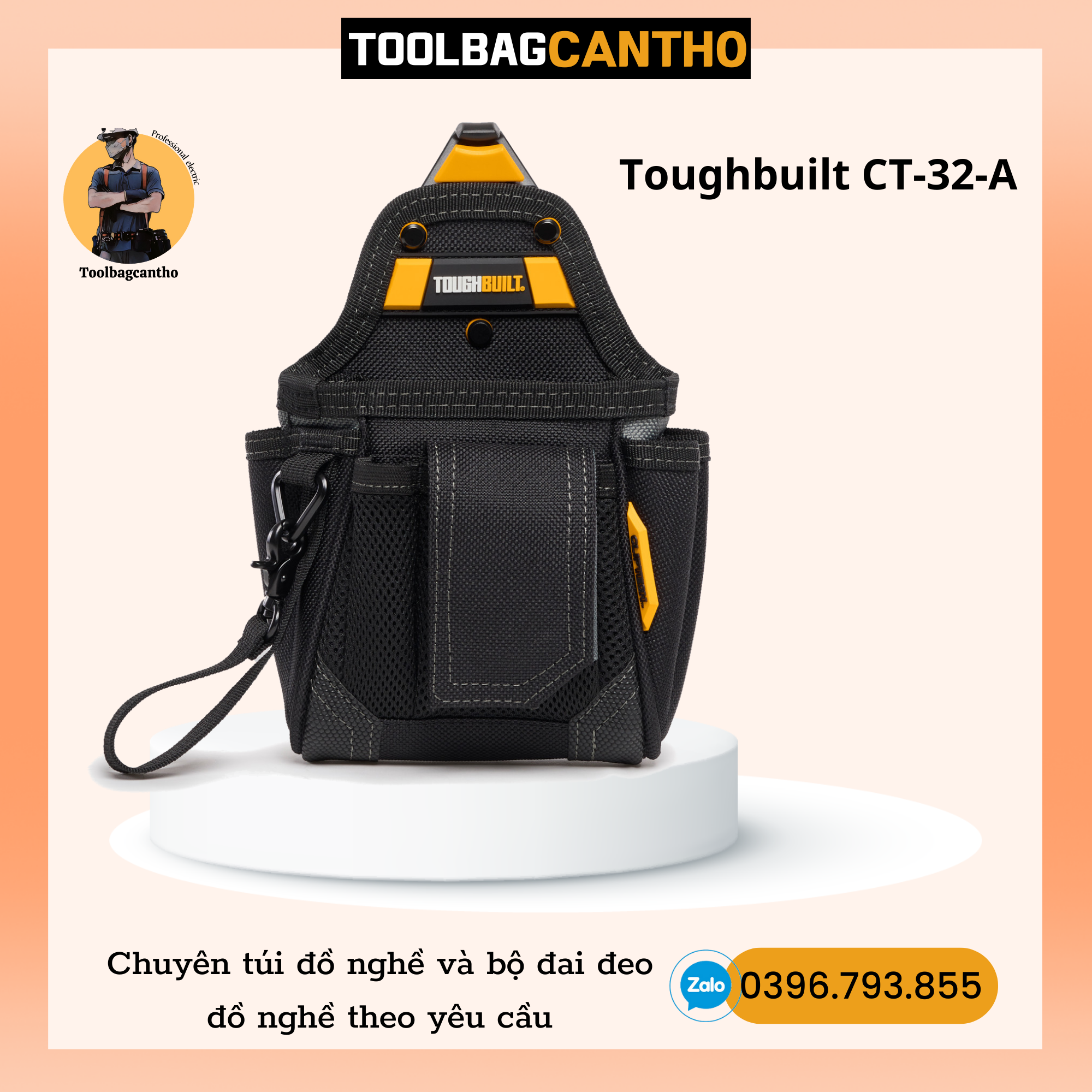 Túi đeo đồ nghề toughbuilt ct-32-a