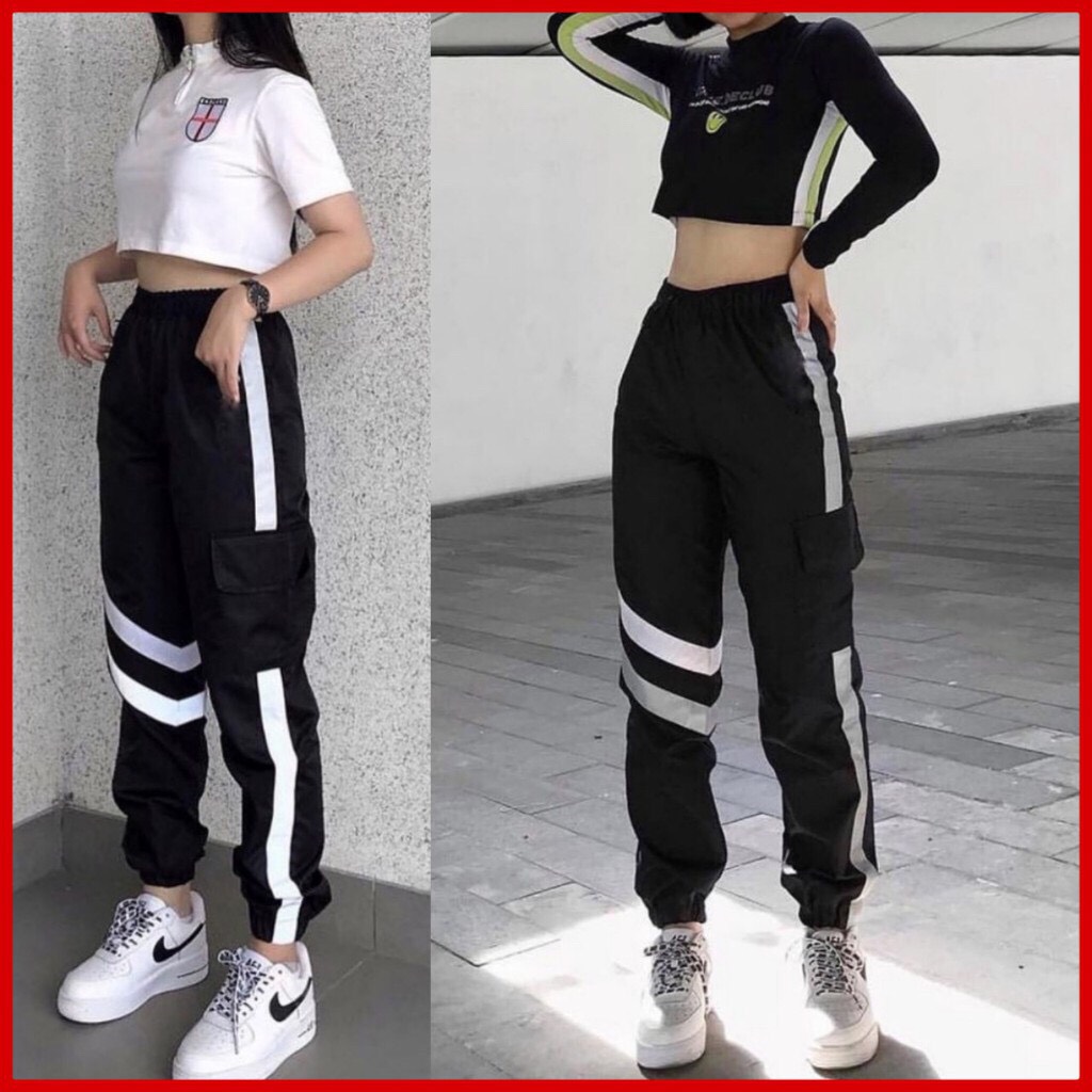 [HCM]Quần Jogger Túi Hộp Phản Quang Chất Thun Thời Trang Teen Fashion Ms678