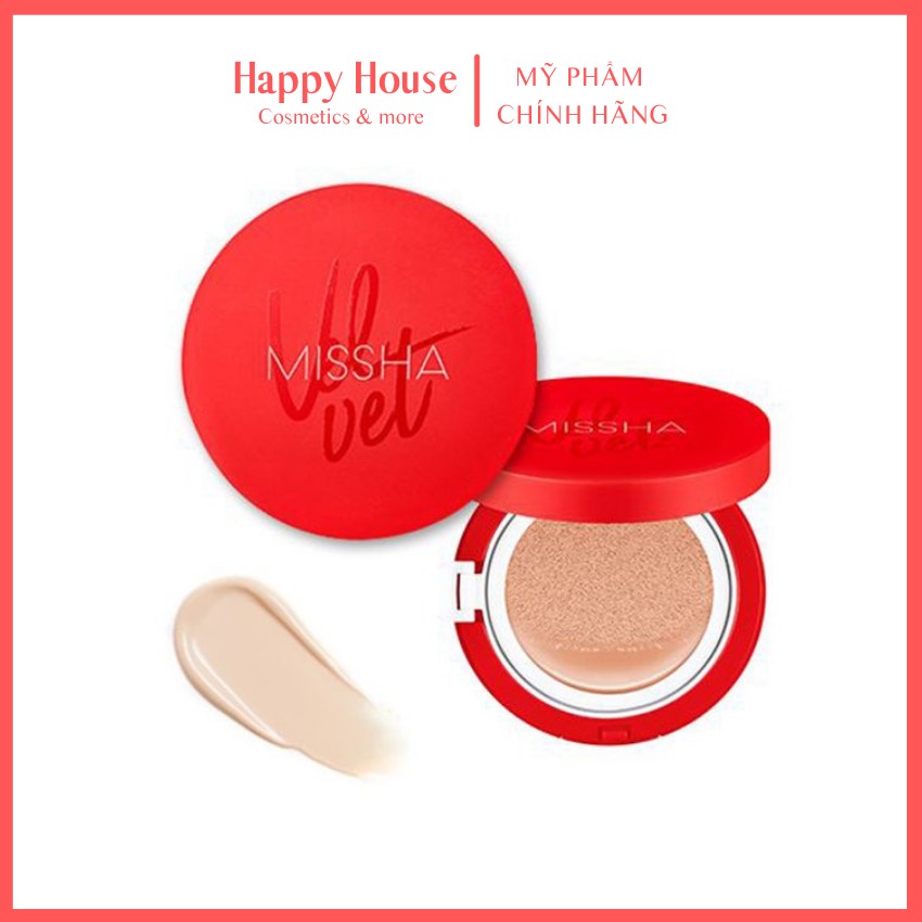 Phấn Nước Missha Velvet Finish Cushion SPF50+ PA+++ (15g)- Happy House