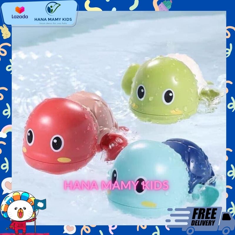 Rùa bơi đồ chơi nhà tắm cho bé