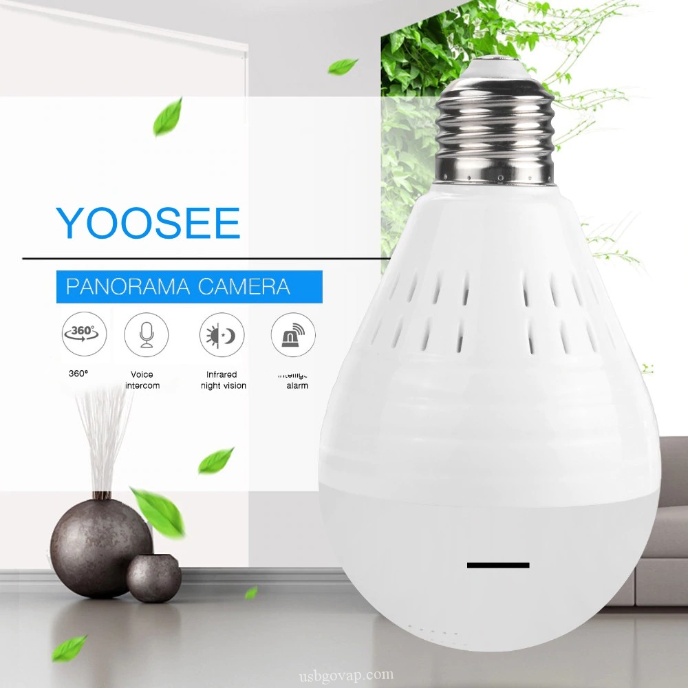 Camera Ip Wifi Bóng Đèn Yoosee Cao Cấp