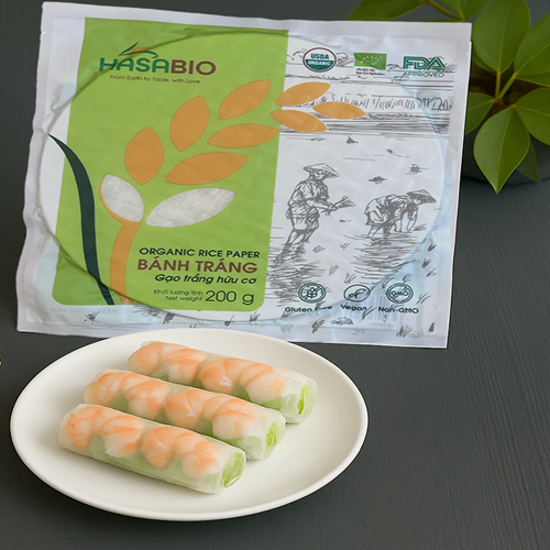 Hasa Bio Organic White Rice Paper 200g