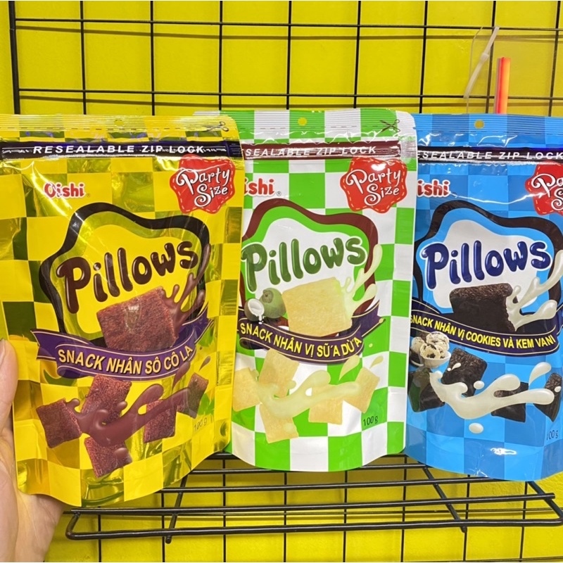 Thanh Hoá - Snack Oishi Pillows gói 95g