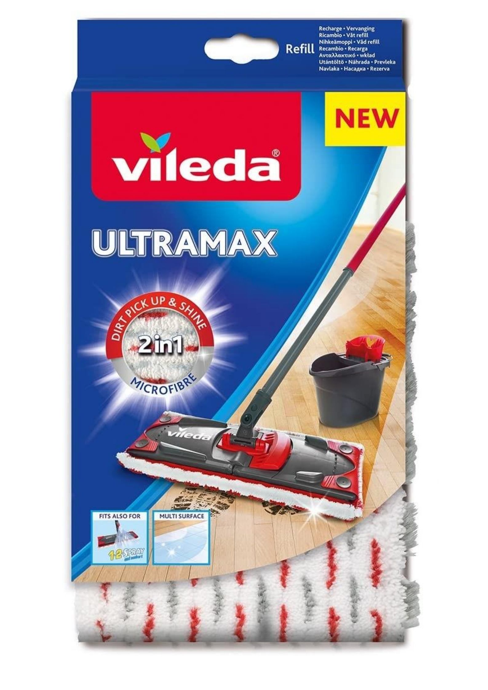 (Hàng Đức)Miếng lau thay thế Vileda UltraMat Komplett