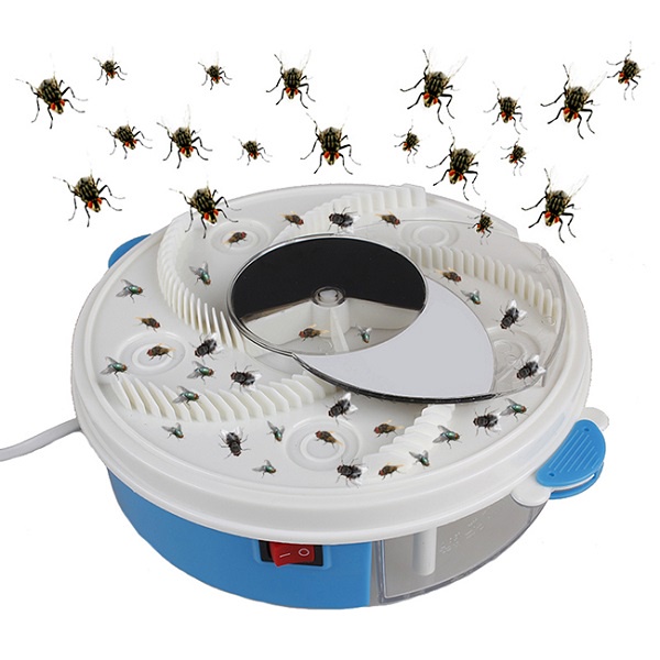 Máy bắt ruồi tự động thông minh - máy bắt ruồi muỗi cắm điện hoặc dùng pin