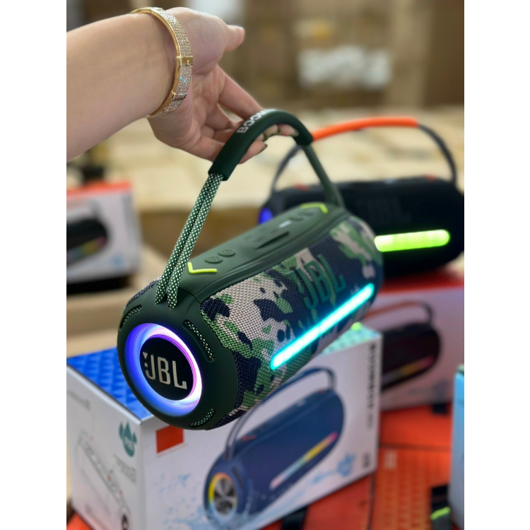 Loa Di Động Bombox 3 Pro  , Loa Bluetooth Bombox 3 Pro Led , Loa Karaoke Công Suất Lớn , Kết nối Bletooth 5.2 , Âm Thanh Bass Cực Mạnh , Pin Trâu Chống Nước IPX7 , Hỗ Trợ Android & IOS - Bào Hành 12 Tháng - LazzMall 86.