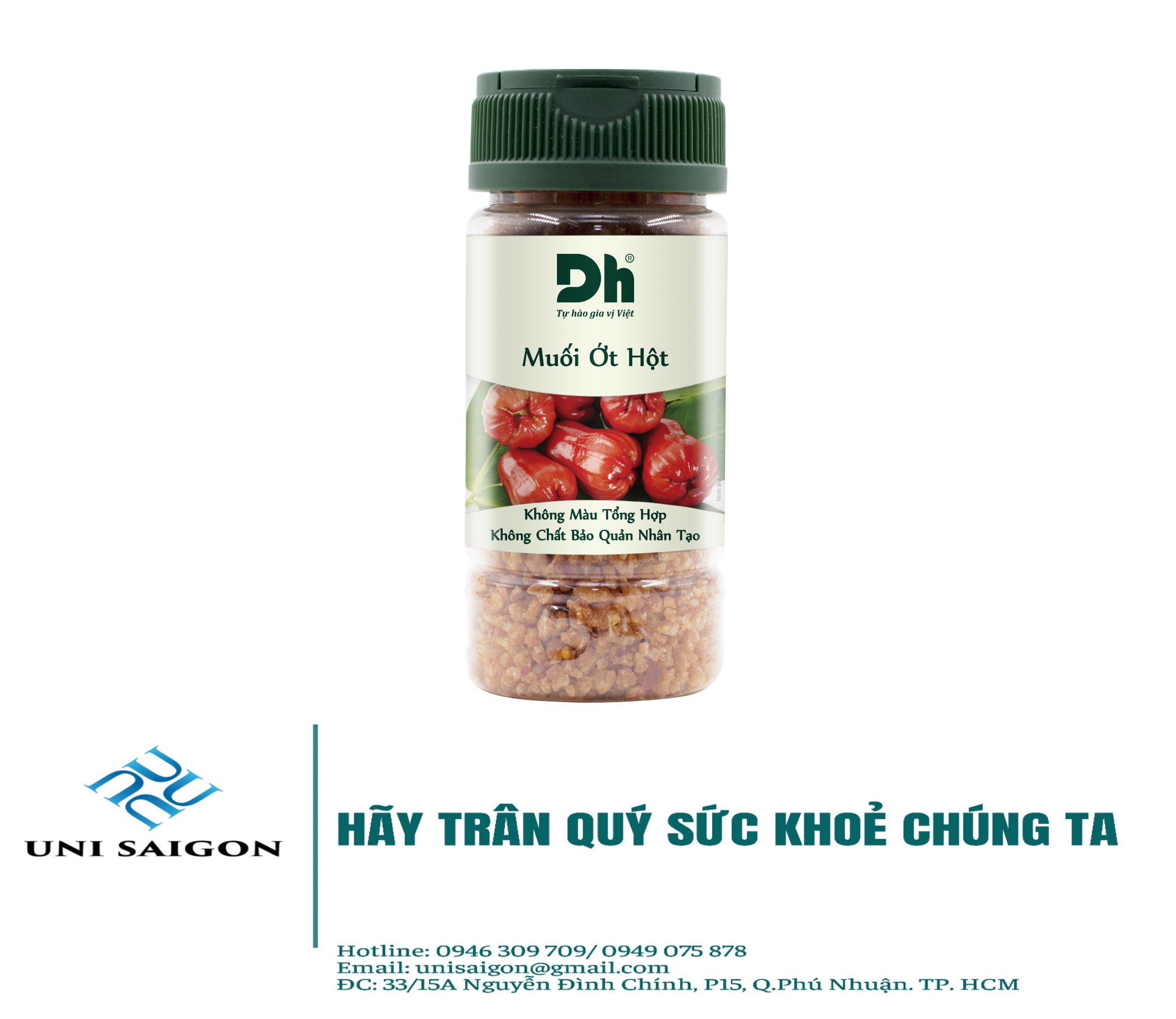 Hũ Muối Ớt Hột Tây Ninh (65G) - Thương hiệu DH Foods