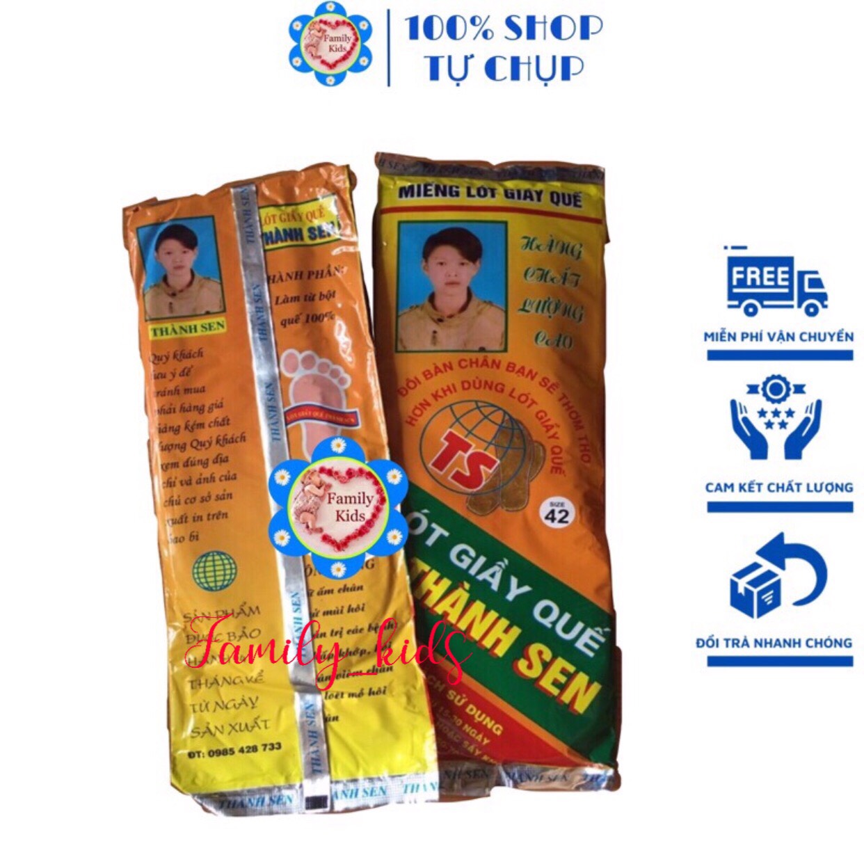 Miếng lót giày hương quế cao cấp Thành Sen