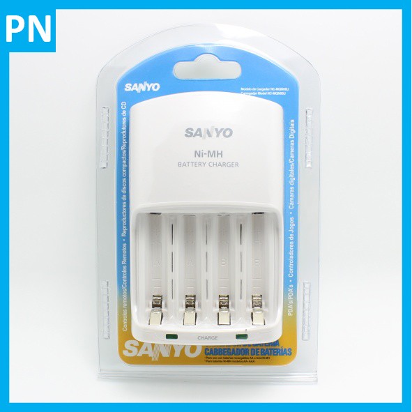 Bộ sạc PIN AA/AAA Sanyo Eneloop tự ngắt khi đầy | Sạc pin máy ảnh