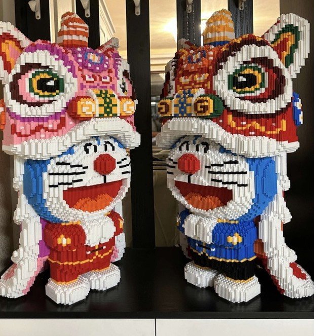 Mô Hình Lắp Ráp Lego 3D Nhân Vật Hoạt Hình Doremon Cỡ Lớn Size 38cm Trưng  Bày Decor Trang Trí Siêu Hot Có Sẵn Búa  VTC Pay