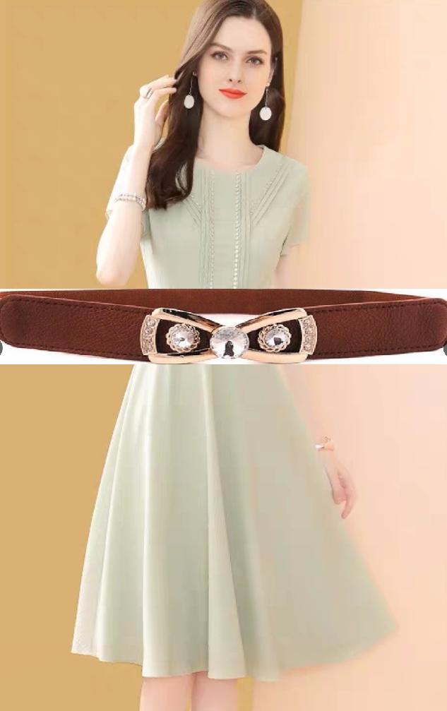 Dây nịt Thắt lưng nữ đẹp bead 2cm