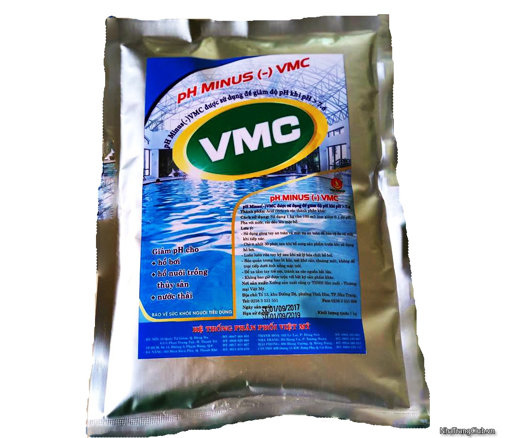 Ph minus vmc giảm ph hồ bơi 1kg