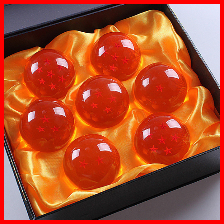 Đủ bộ 7 viên ngọc rồng Dragon Ball cực đẹp kèm hộp sang trọng