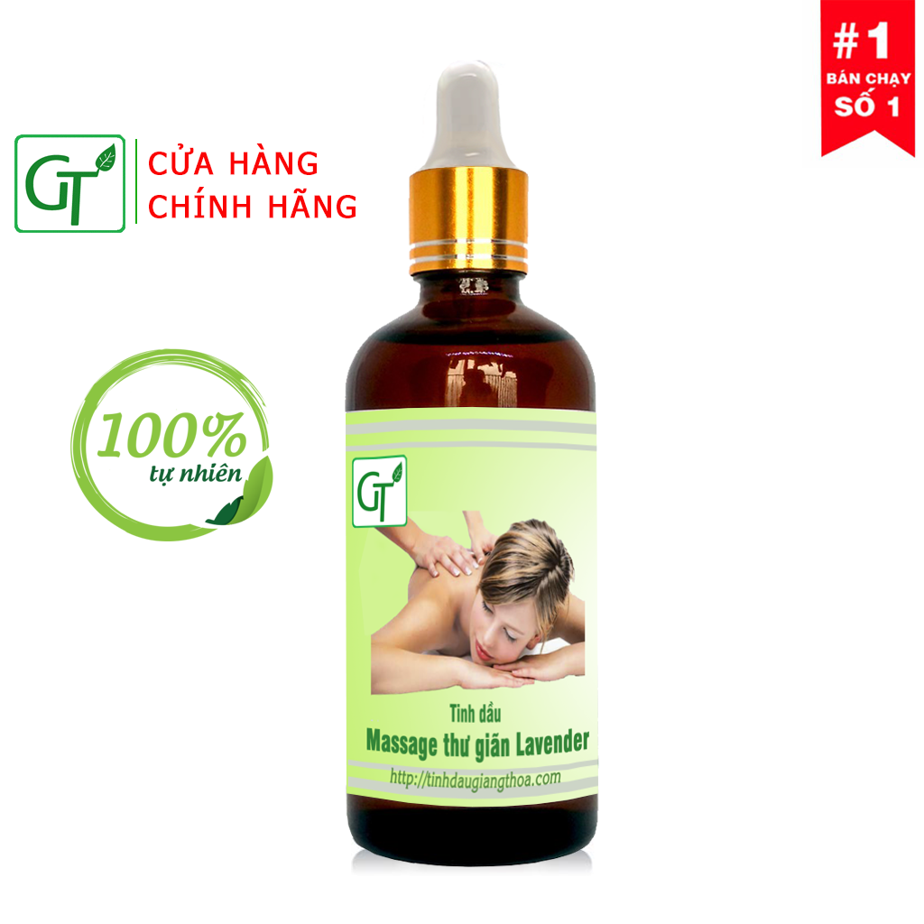 Tinh dầu Massage Body - Dầu Mát Xa Thư Giãn Oải Hương Cao Cấp - Mềm mịn da, không bết dính