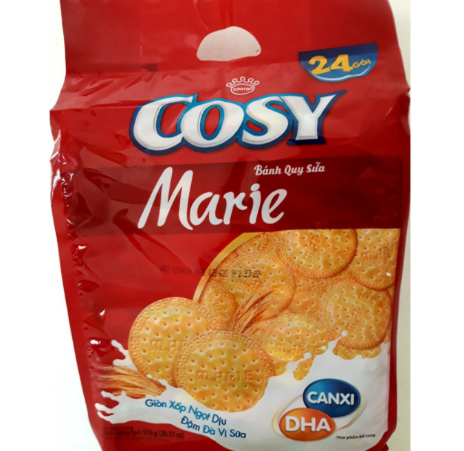 Bánh Quy Sữa Cosy Marie Gói 576g