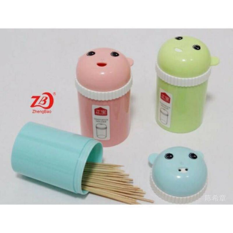 Hủ lọ đựng tăm tiêu hình gấu