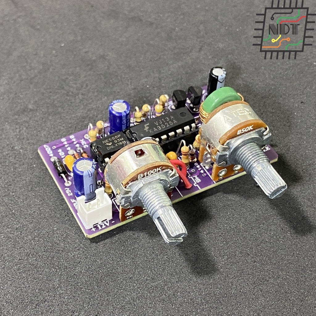 Mạch băm xung cách ly ka3525 ne555