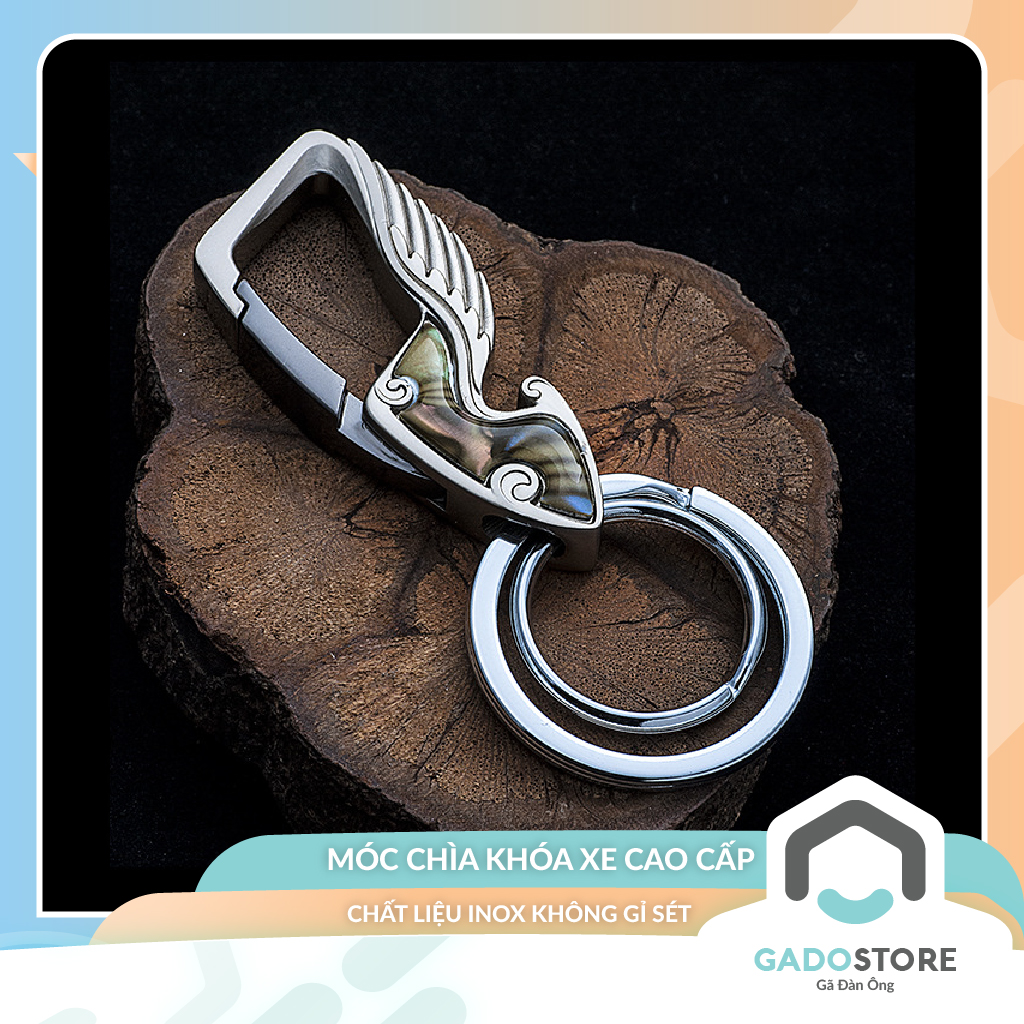 Móc khoá xe GADO móc chìa khoá xe máy Proud Horse cao cấp có móc đeo lưng quần G091