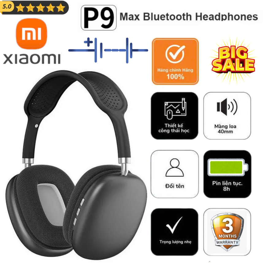 SĂN DEAL GIÁ SỐC Xiaomi -Tai Nghe Chụp Tai Headphone Xiaomi -Tai Nghe Chụp Tai Không Dây Bluetooth P