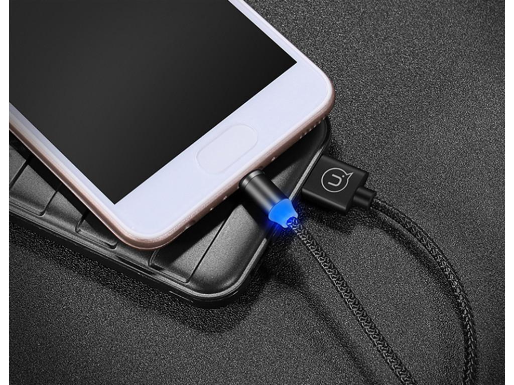 Cáp sạc nam châm 1 đầu micro cho android có đèn led siêu tiện lợi