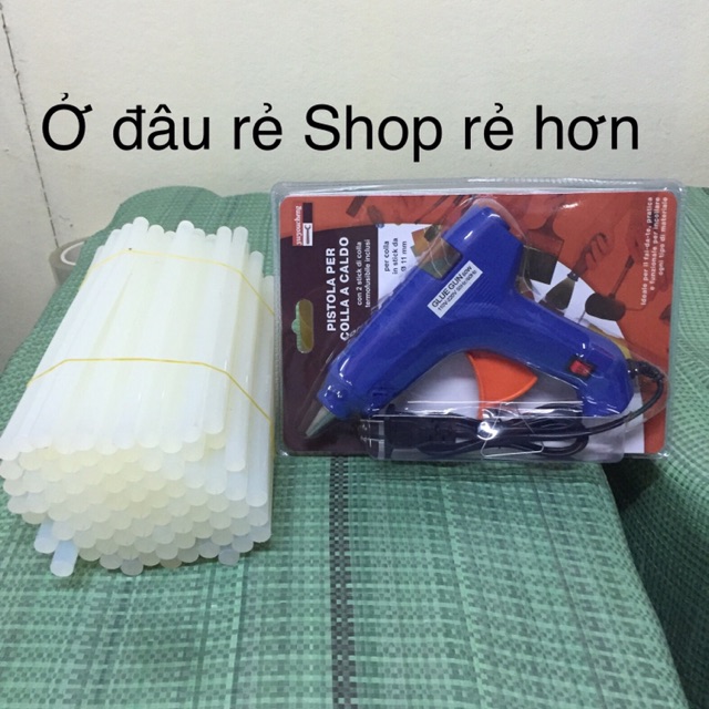 Keo nến to + súng bắn keo to