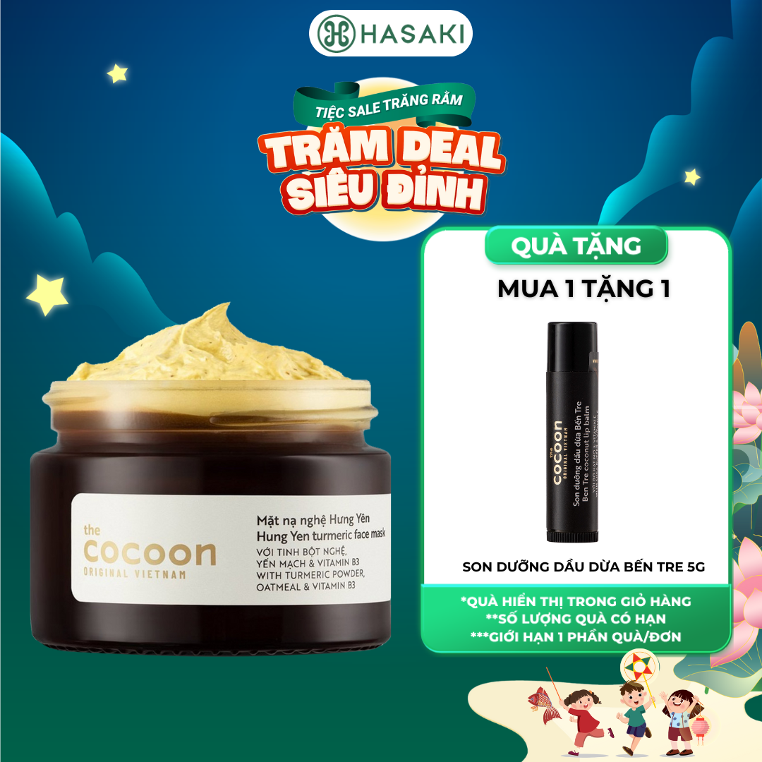 [MUA LÀ CÓ QUÀ] Mặt Nạ Nghệ Hưng Yên Cocoon 30ml Hasaki Sản Phẩm Chính Hãng