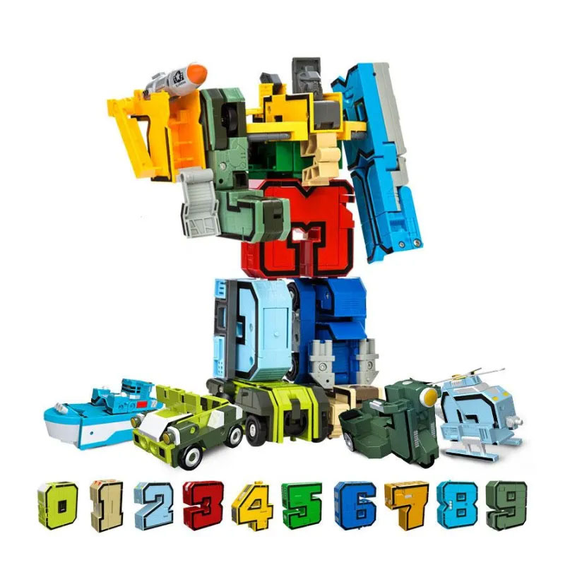  Đồ chơi cho bé  mô hình lắp ráp  Robot đồ chơi  Robot Biến Hình  Robot transformer   - Bộ Chữ số 0 1 2 3 4 5 6 7 8 9 Dụng cụ học tập 