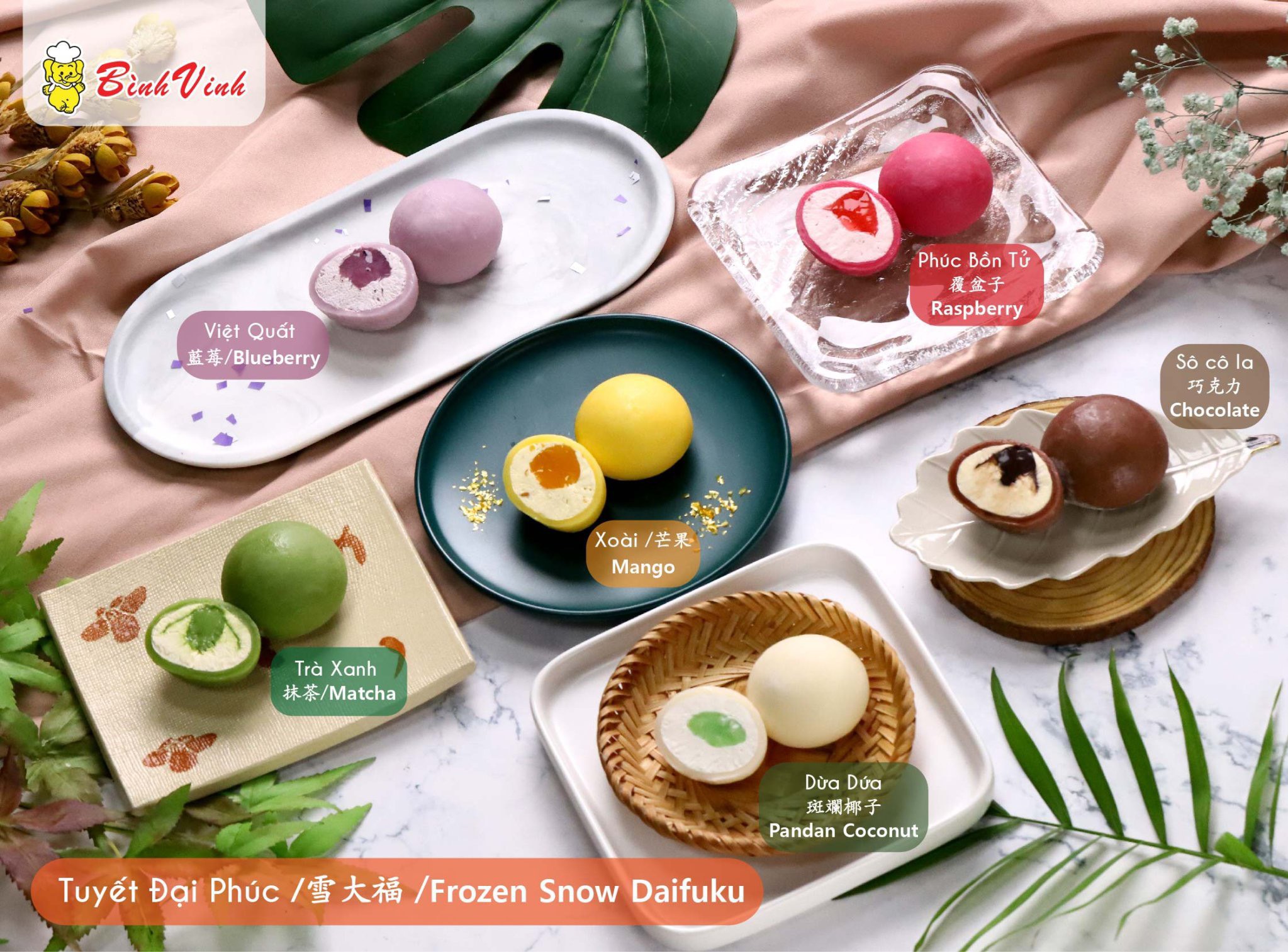 BÁNH TUYẾT ĐẠI PHÚC MOCHI - HỘP MINI