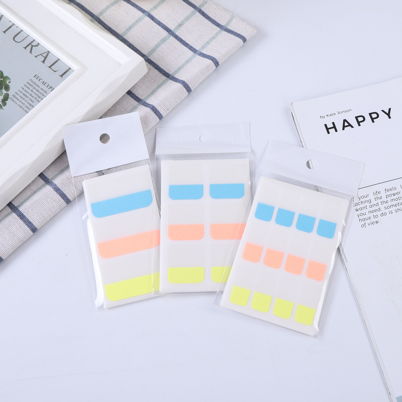 Sticker phân trang giấy ghi chú label marker NEON 3S dụng cụ văn phòng phẩm DecorMe
